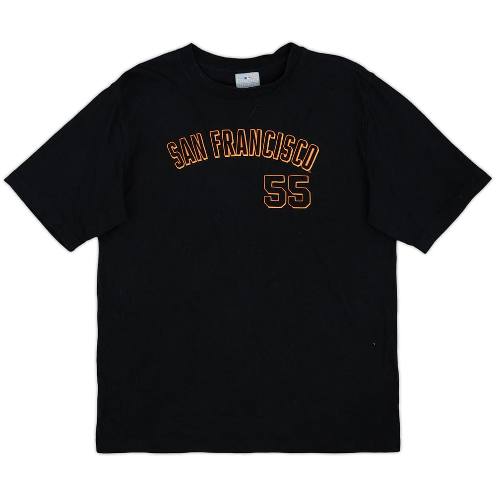 2011 San Francisco Giants Lincecum #55 MLB Tee - 9/10 - (L.Boys)