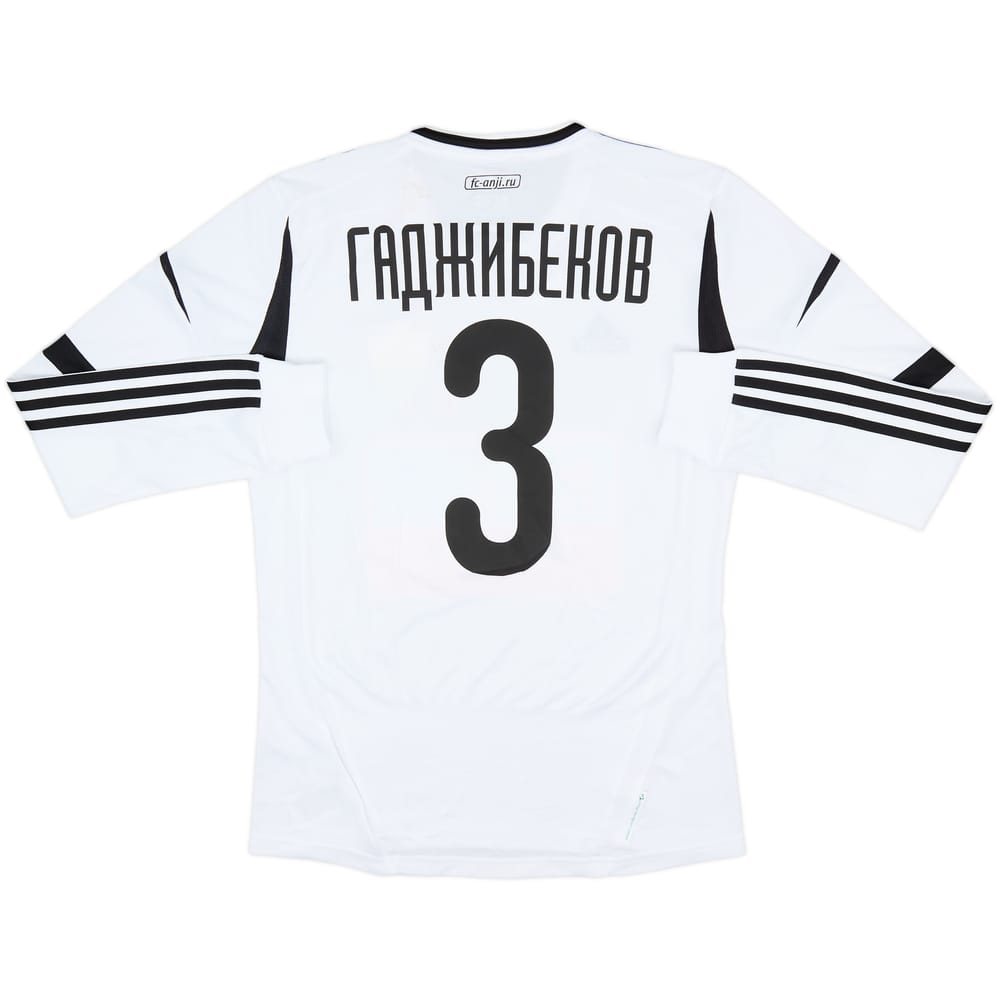 2012-13 Anzhi Makhachkala Third L/S Shirt Gadzhibekov #3 (M)