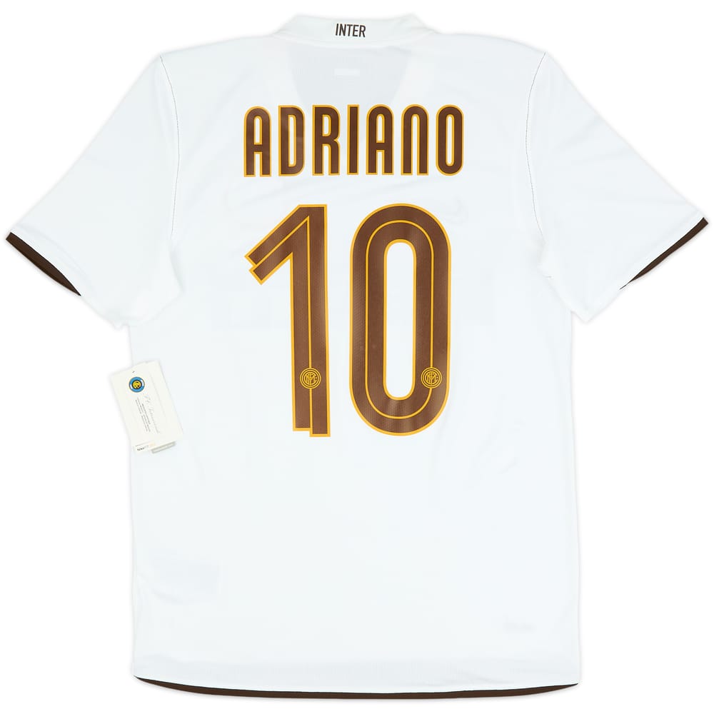 2008-09 Inter Milan Away Shirt Adriano #10 (S)