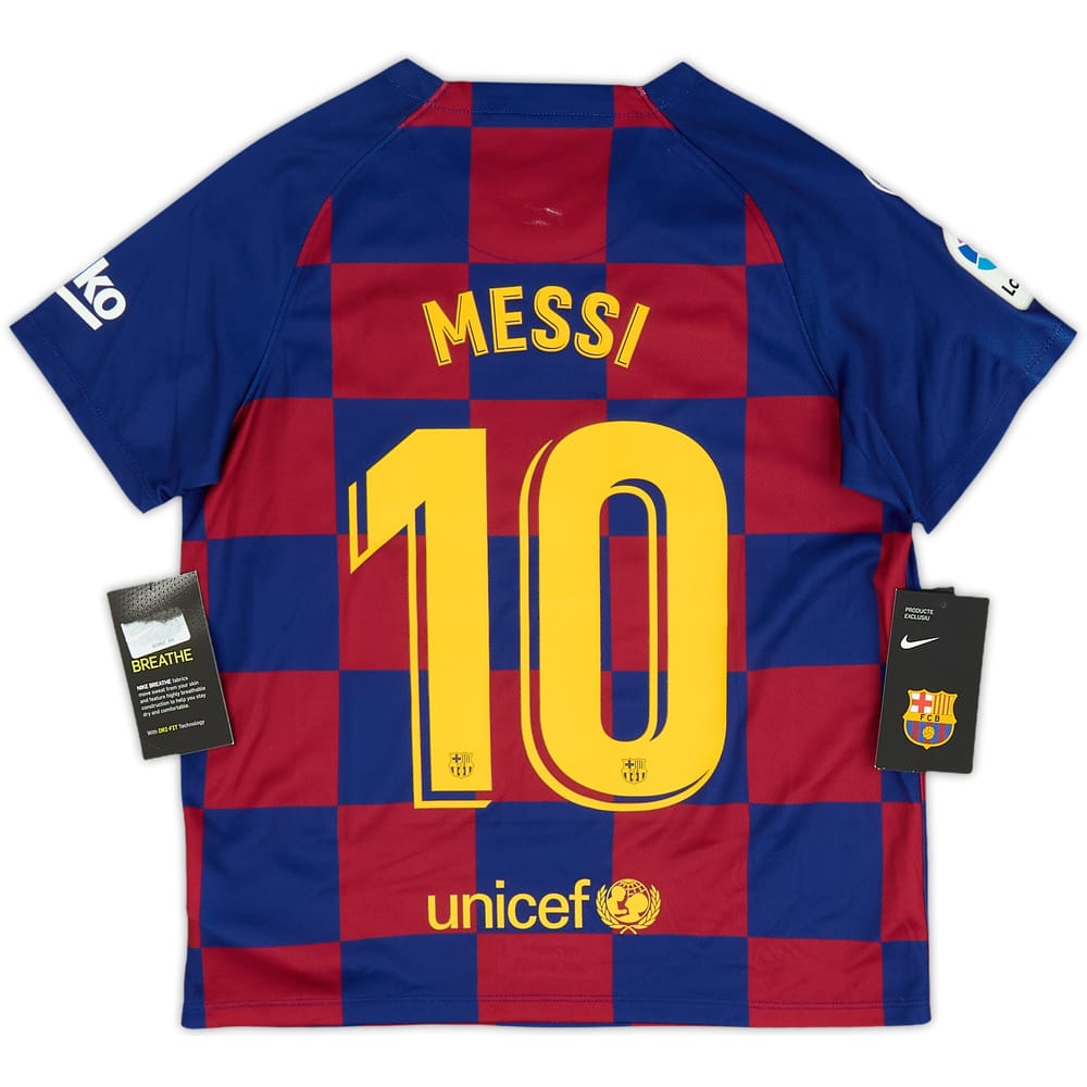 2019-20 Barcelona Home Shirt Messi #10 (XS.Boys)