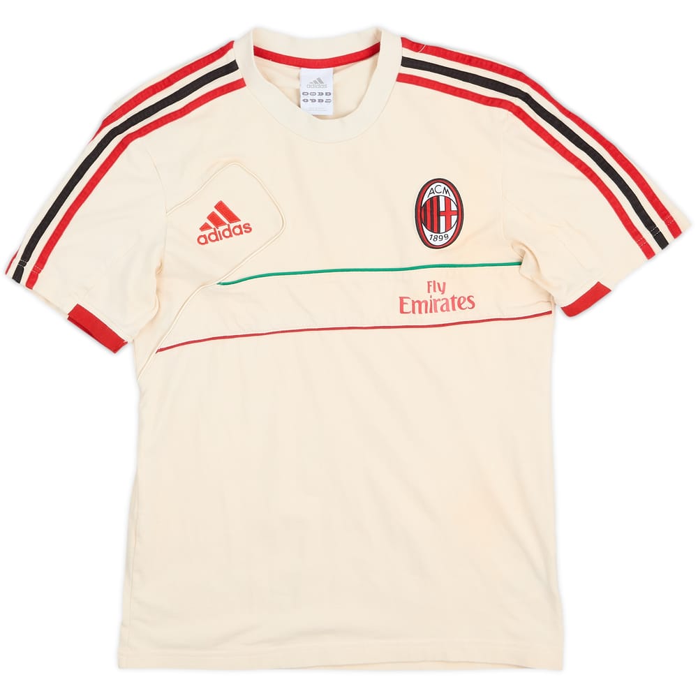2012-13 AC Milan adidas Cotton Tee - 7/10 - (S)