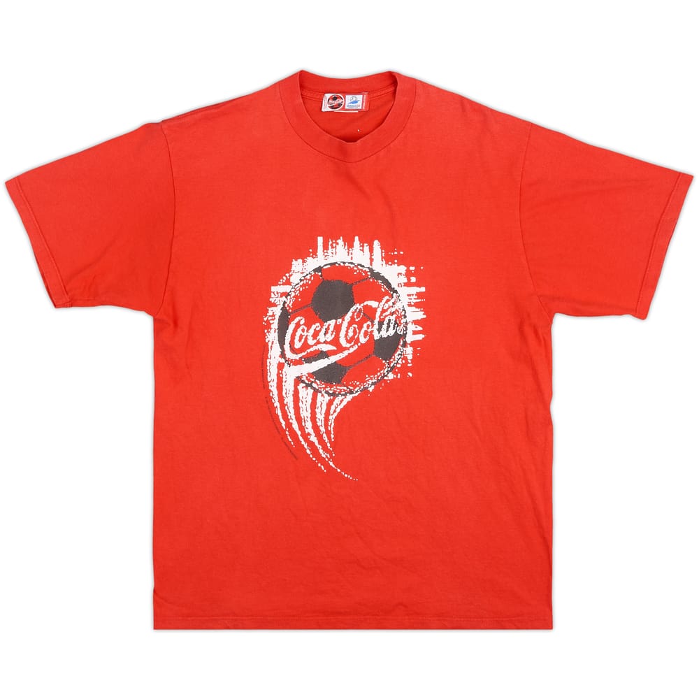 1998 France 98 Coca Cola 'Coupe du Monde' Graphic Tee - 8/10 - (M)