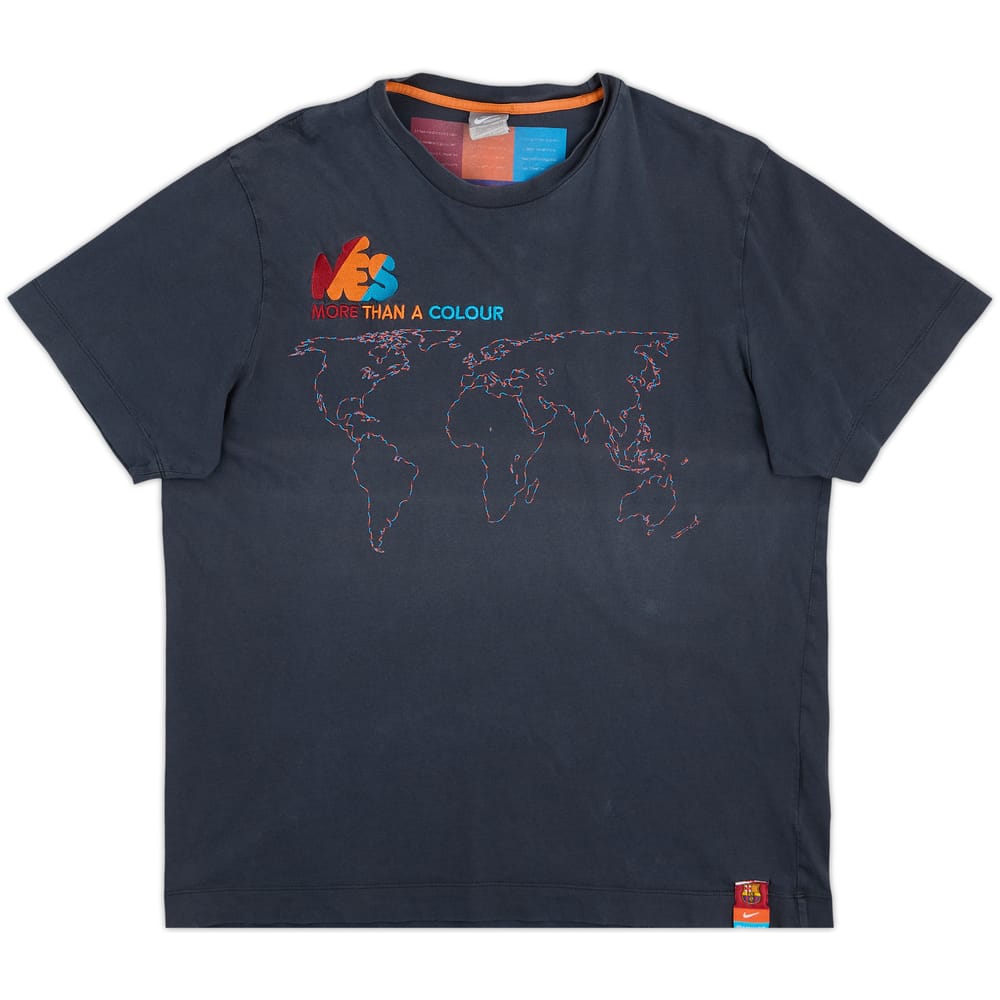 2009-10 Barcelona Nike 'Mes' Graphic Tee - 9/10 - (XL)
