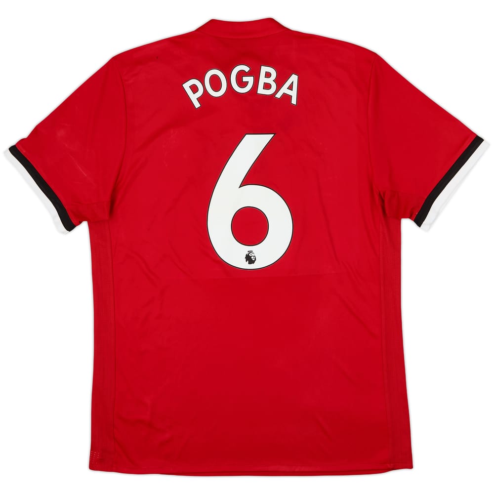 2017-18 Manchester United Home Shirt Pogba #6 - 8/10 - (L)