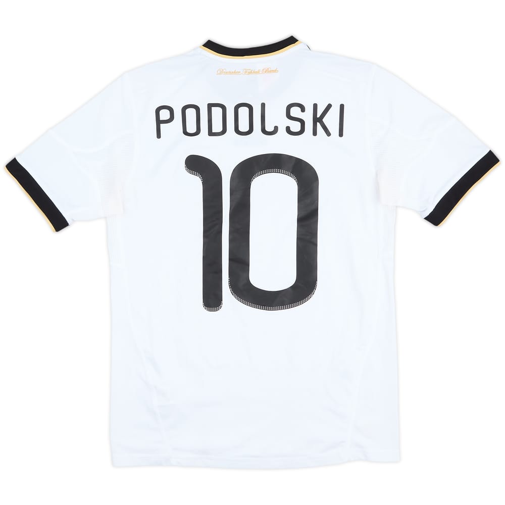 Camiseta de local de Alemania 2010-11 Podolski #10 - 4/10 - (L. Niños)