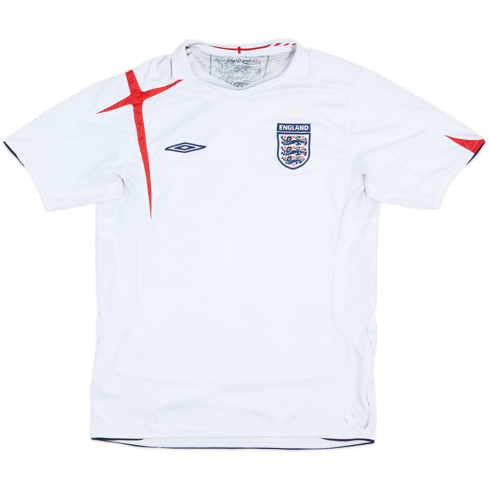 2005-07 England Home Shirt - 4/10 - (M)
