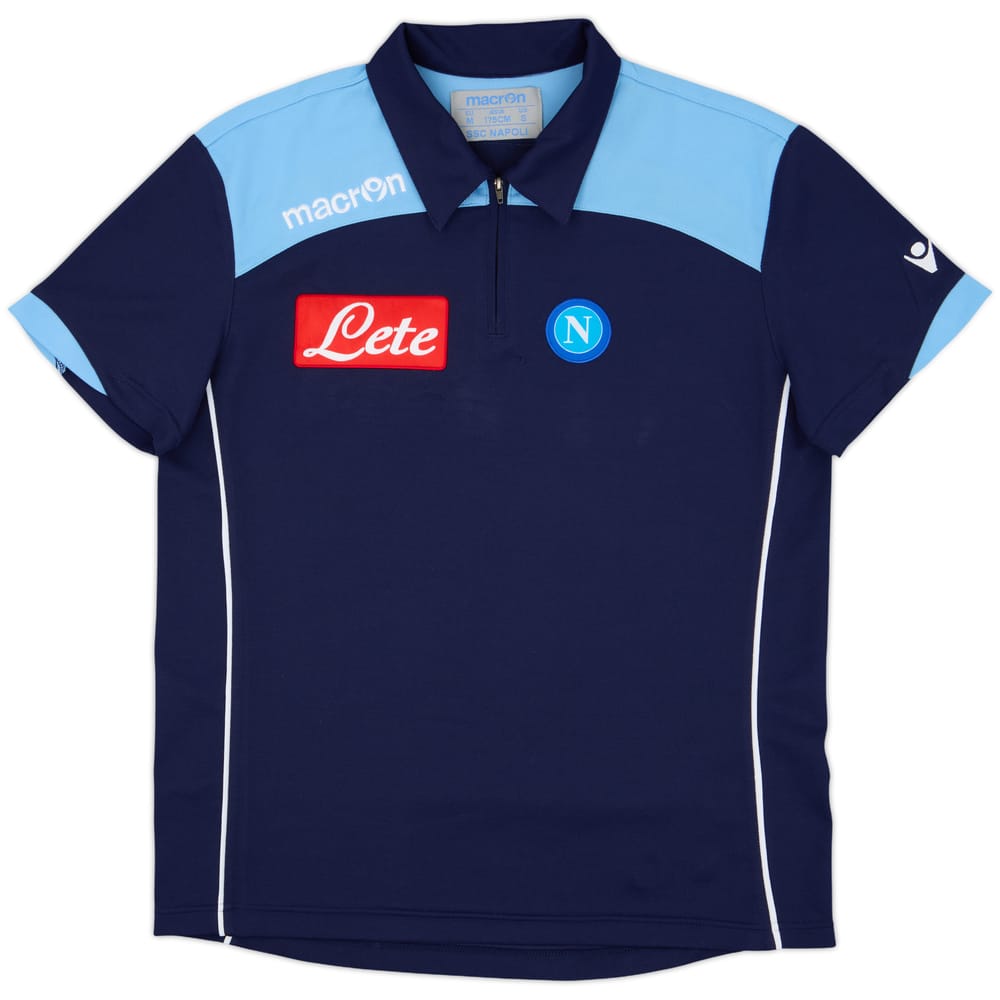 2010-11 Napoli Polo con cremallera 1/4 - 8/10 - (M)