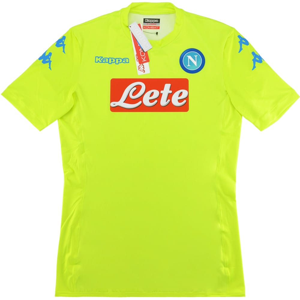 2016-17 Napoli Authentic GK Away European S/S Shirt (XL)