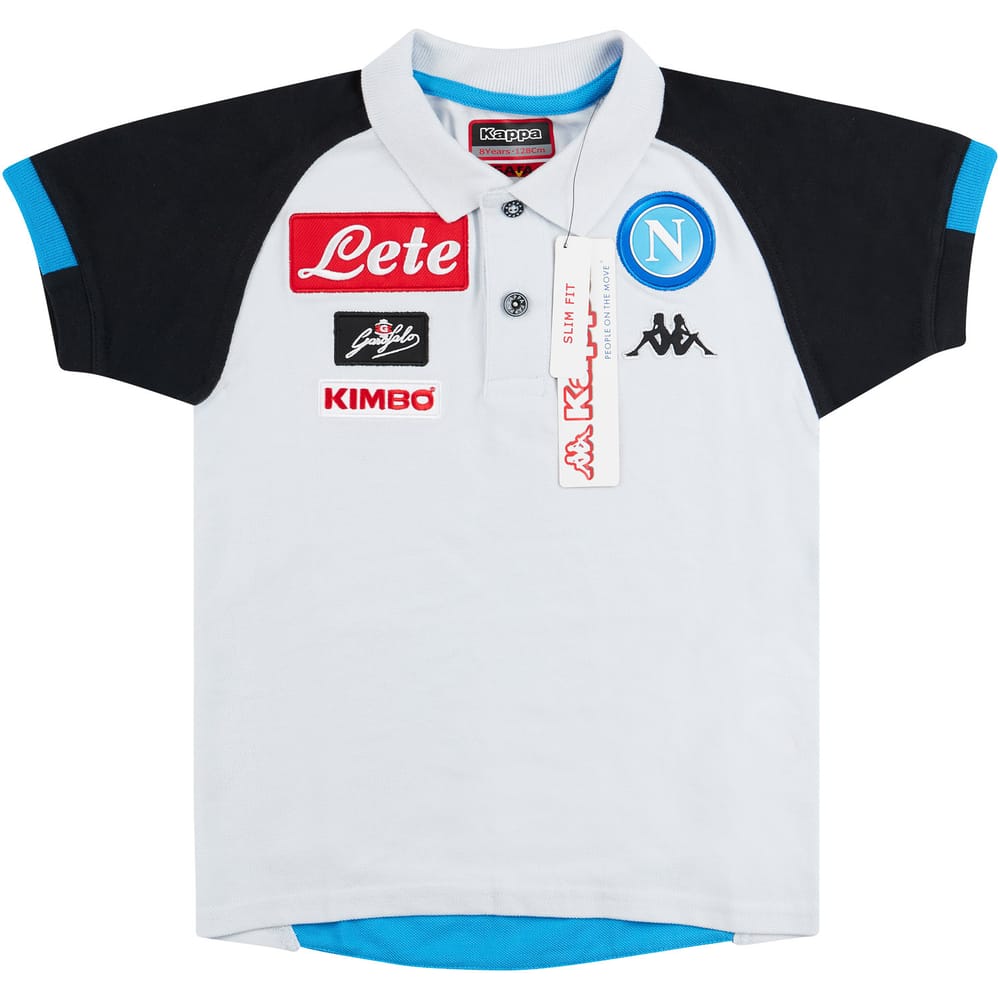 2017-18 Napoli Kappa Leisure Polo Shirt - NEW - (KIDS)