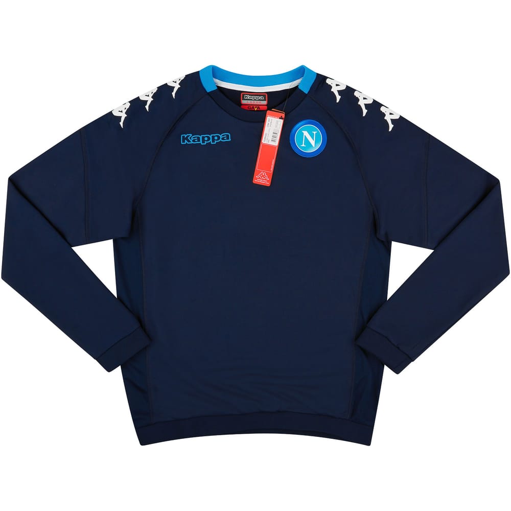 2017-18 Napoli Kappa Training Sweat Top - NEW