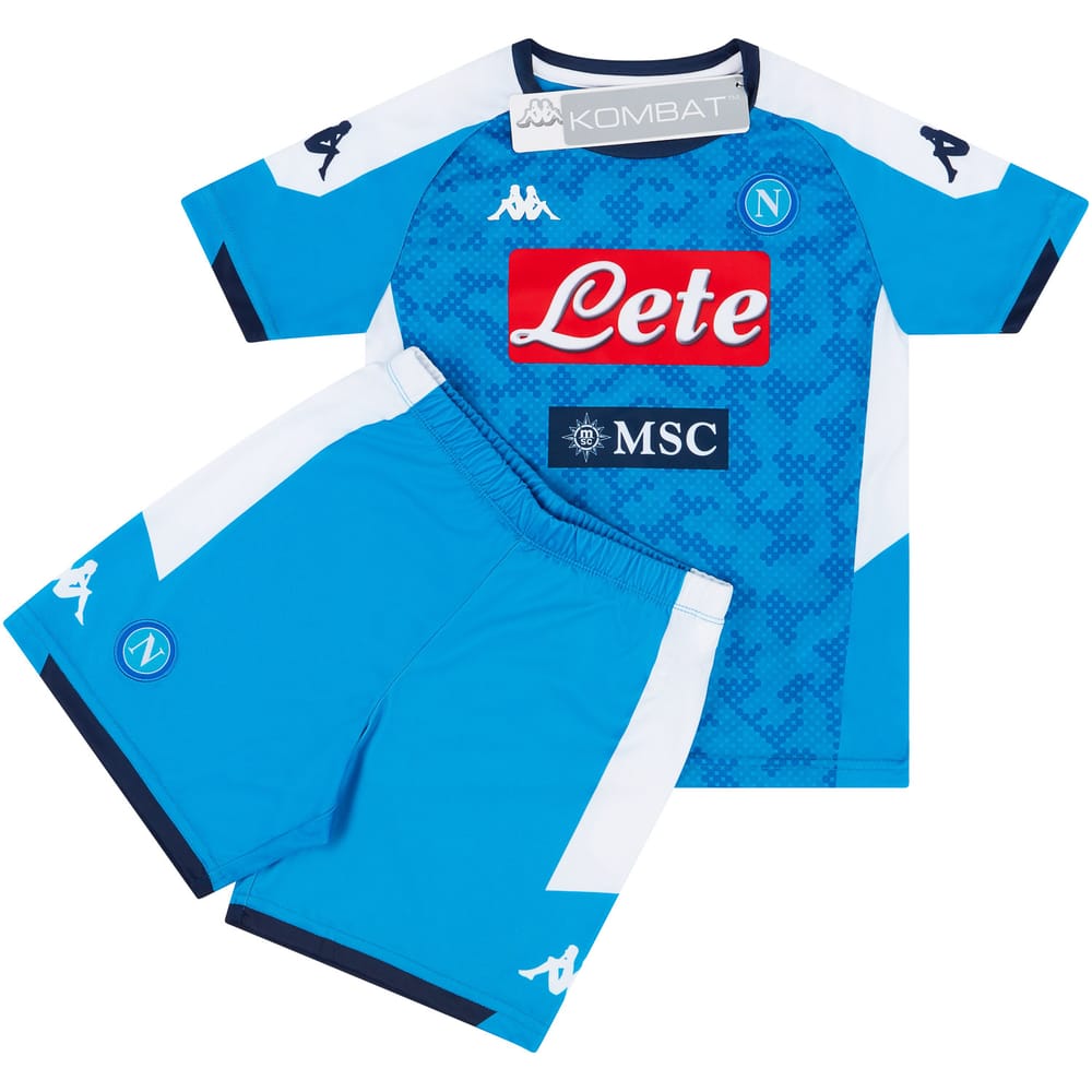 2019-20 Napoli Home Shirt & Shorts Kit - NEW - (KIDS)