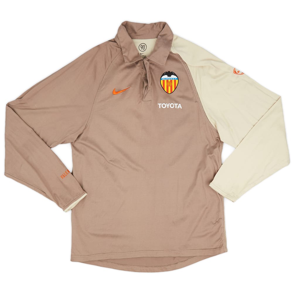 2004-05 Valencia Nike L/S Polo Shirt - 8/10 - (M)