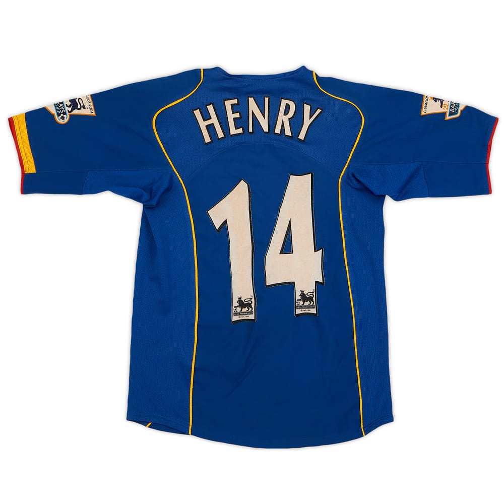 2004-06 Arsenal Away Shirt Henry #14 - 7/10 - (M.Boys)