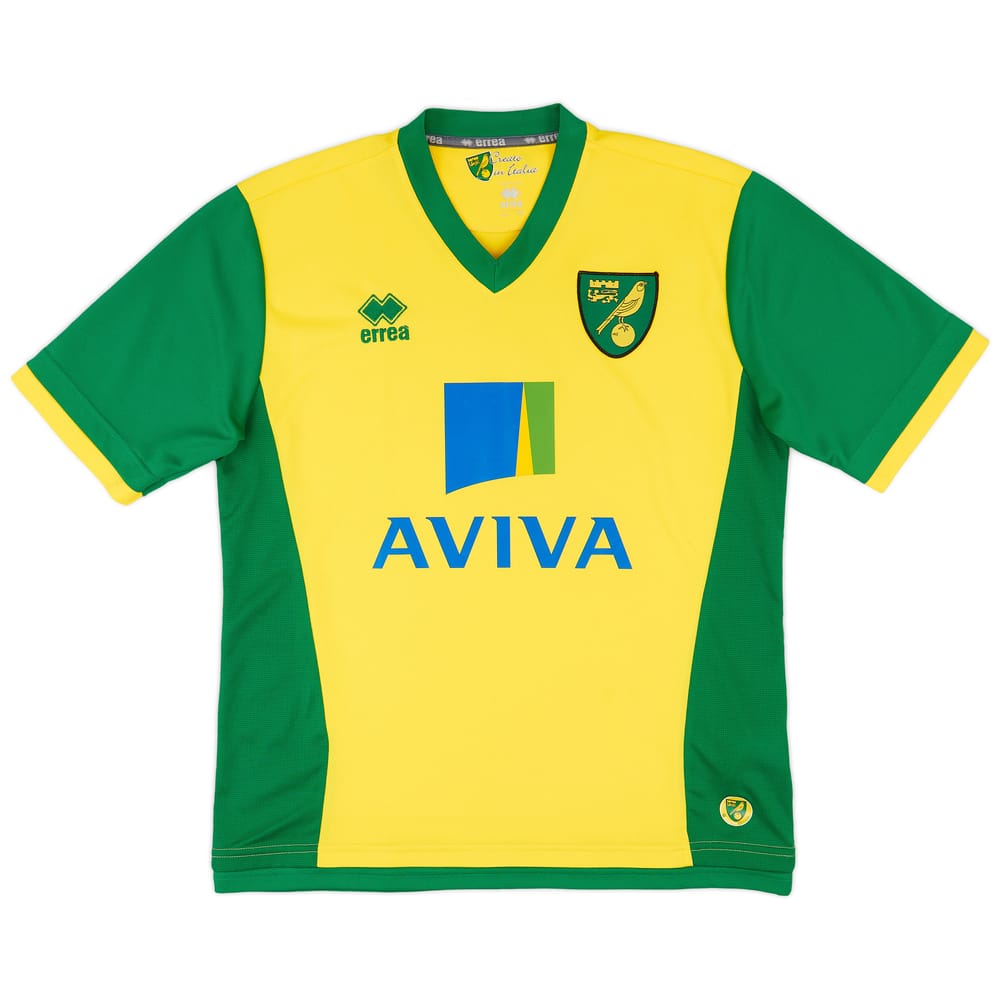2013-14 Norwich Home Shirt - 8/10 - (M)