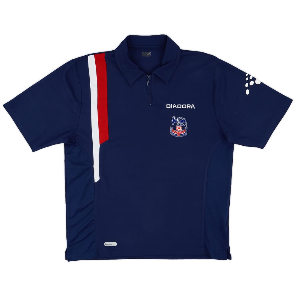 2006-07 Crystal Palace Diadora 1/4 Zip Polo Shirt - 7/10 - (XL)