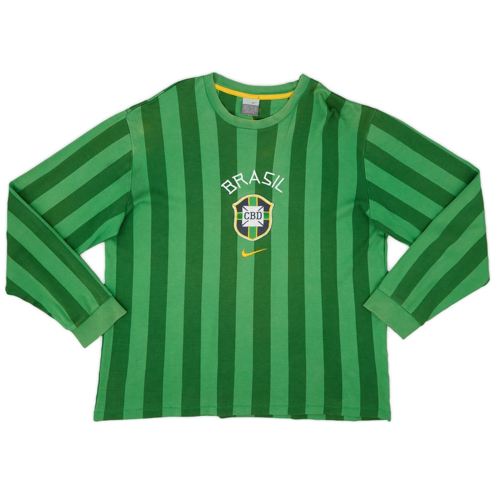 2002 Brazil Nike Sweat Top - 6/10 - (XL)