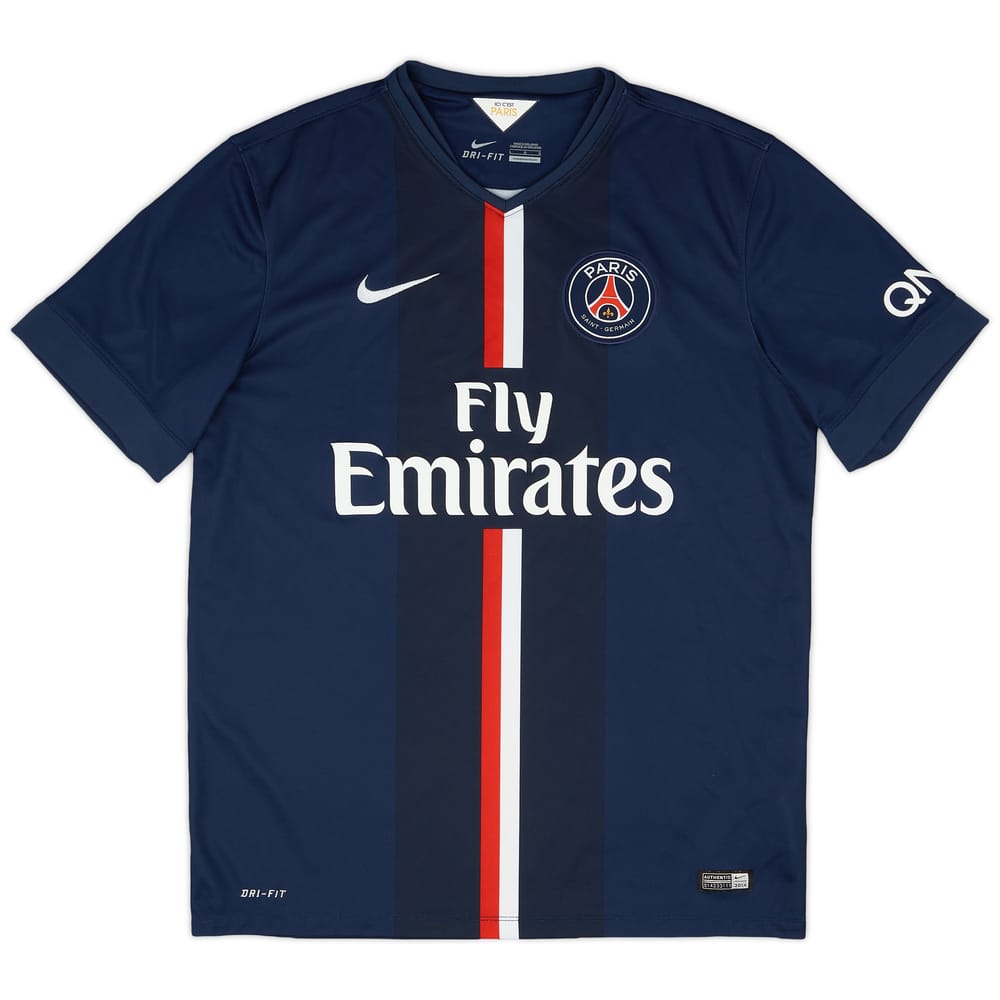 2014-15 Paris Saint-Germain Home Shirt - 8/10 - (L)