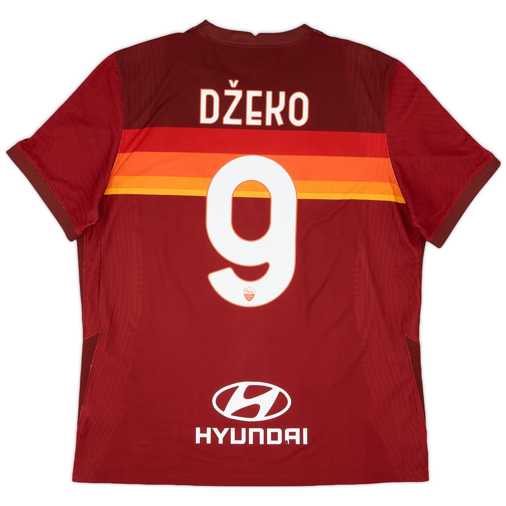 2020-21 Roma Player Issue Home Shirt Dzeko #9 - 8/10 - (XL)