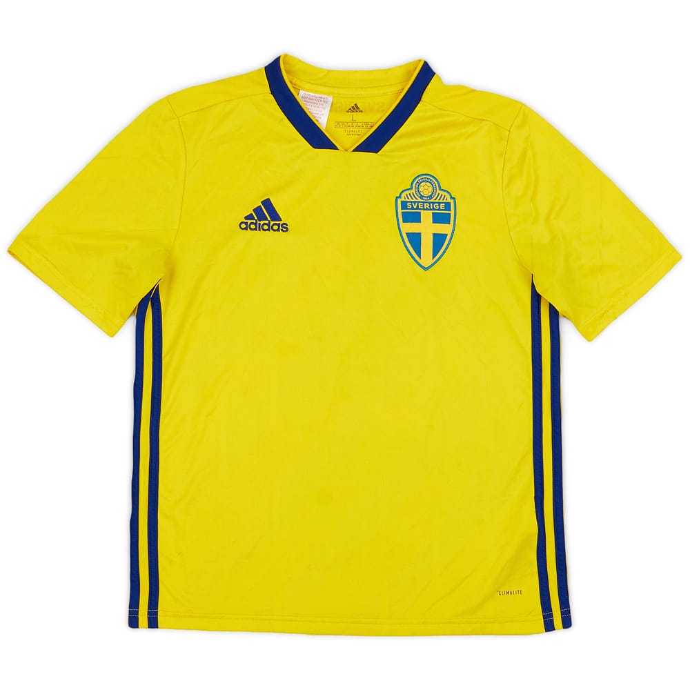2018-20 Sweden Home Shirt - 8/10 - (L.Boys)