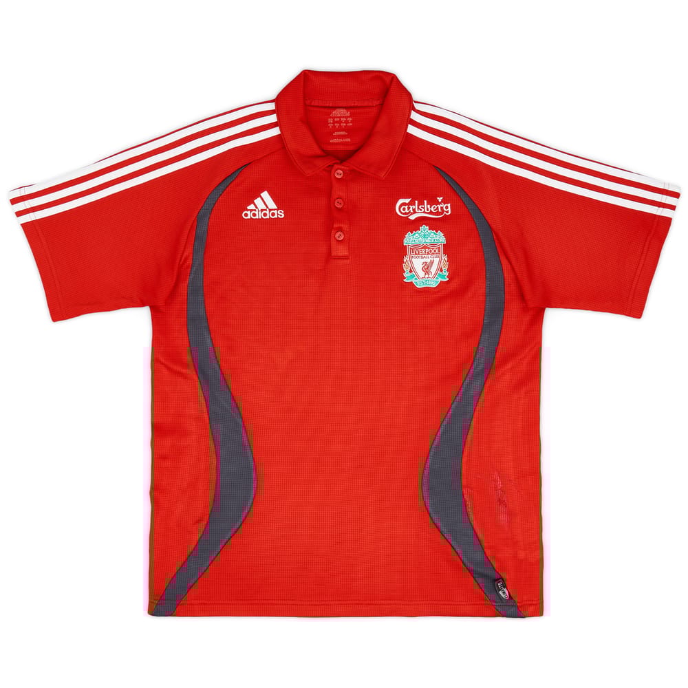 2006-07 Liverpool adidas Polo Shirt - 6/10 - (L)