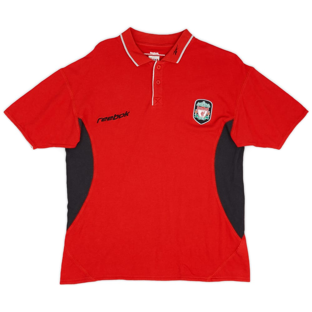 2002-04 Liverpool Reebook Polo Shirt - 9/10 - (M)