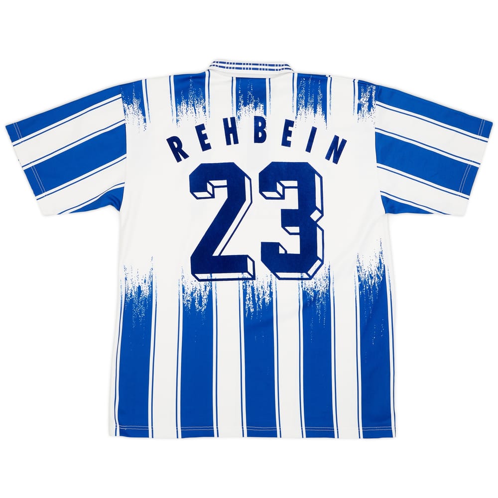 1995-96 Hansa Rostock Home Shirt Rehbein #23 - 8/10 - (XL)