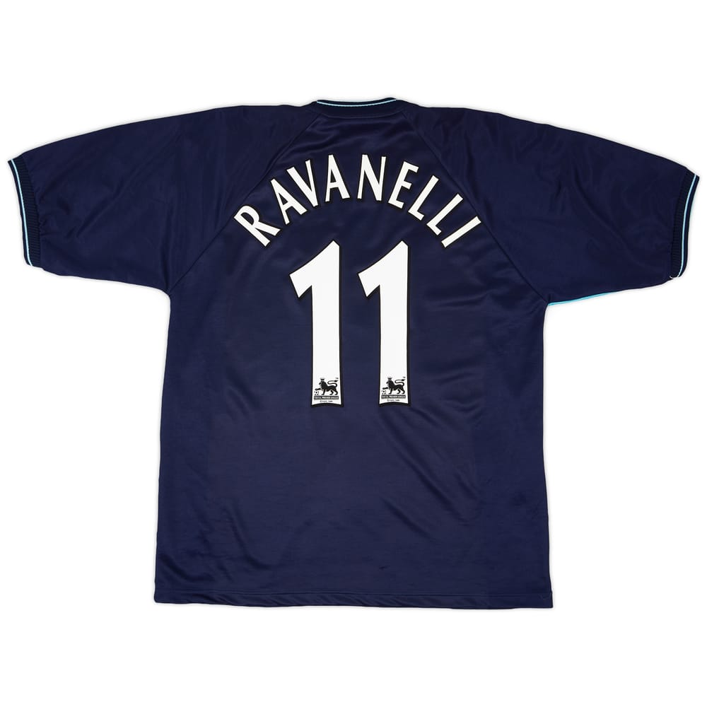 2001-02 Derby County Away Shirt Ravanelli #11 - 8/10 - (L)