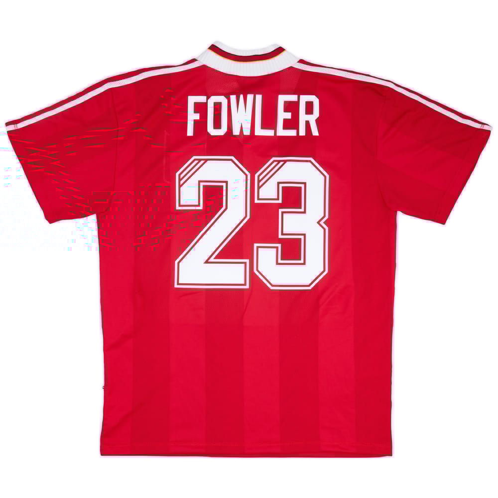 1995-96 Liverpool Home Shirt Fowler #23 - 8/10 - (XL)