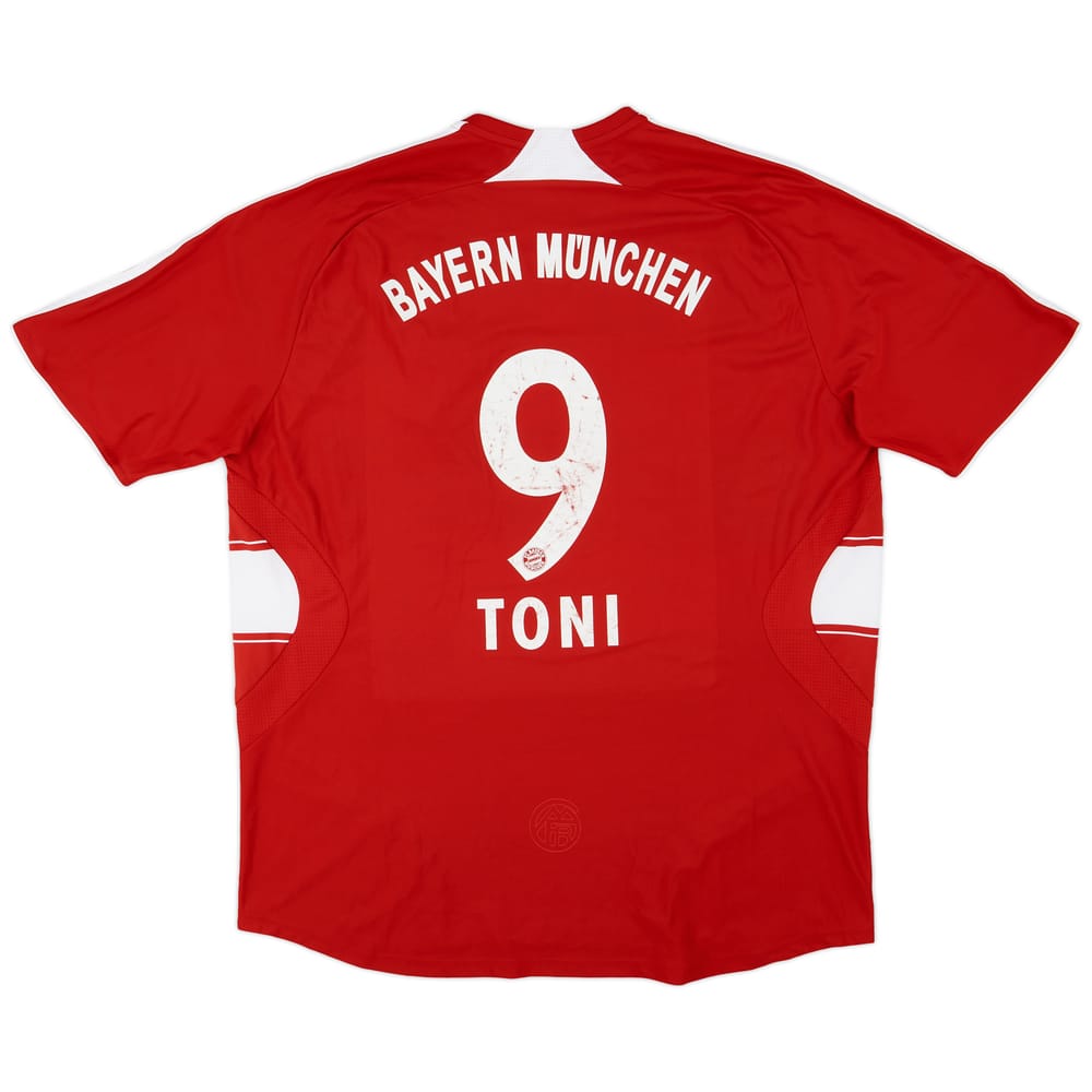 2007-08 Bayern Munich Home Shirt Toni #9 - 6/10 - (XXL)