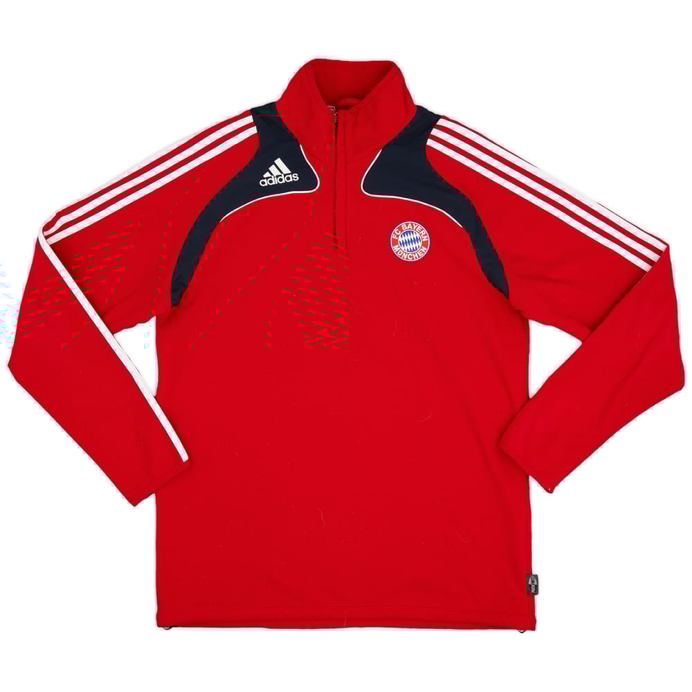 2008-09 Bayern Munich adidas 1/4 Zip Fleece Top - 9/10 - (L)