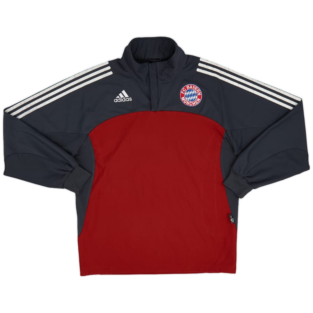 2002-03 Bayern Munich adidas 1/4 Zip Drill Top - 6/10 - (M/L)