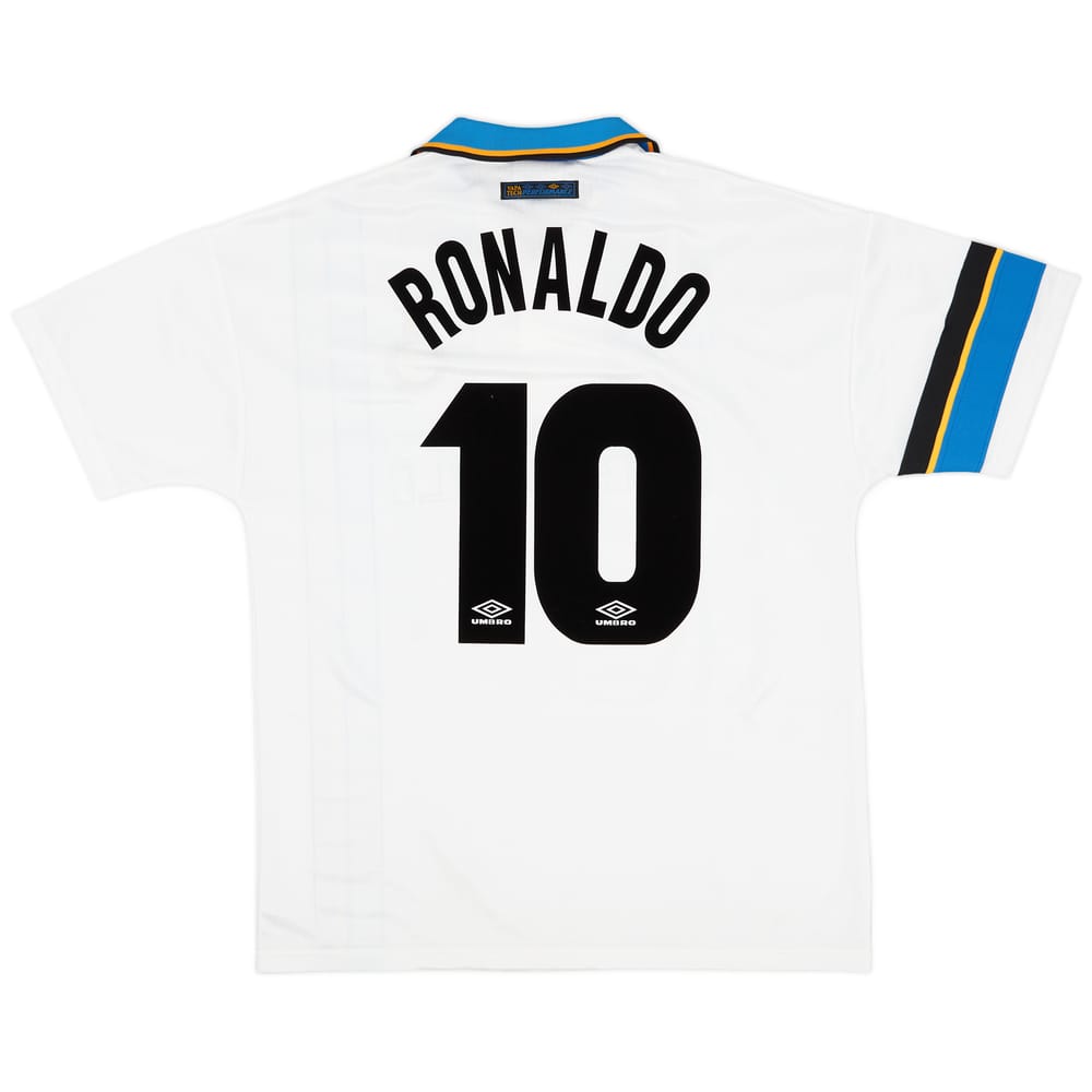 1997-98 Inter Milan Away Shirt Ronaldo #10 - 8/10 - (L)