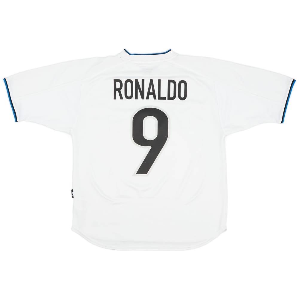 1999-00 Inter Milan Away Shirt Ronaldo #9 - 8/10 - (M)