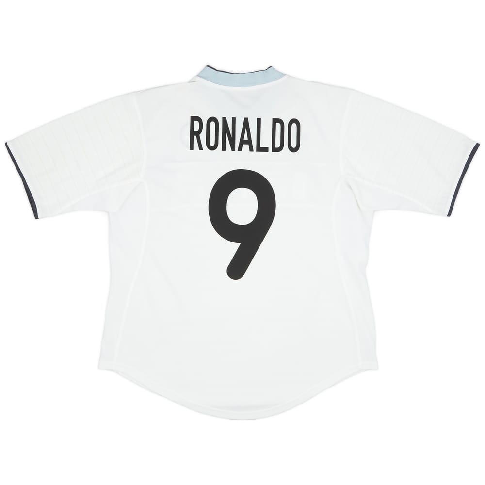 2000-01 Inter Milan Away Shirt Ronaldo #9 - 8/10 - (XXL)