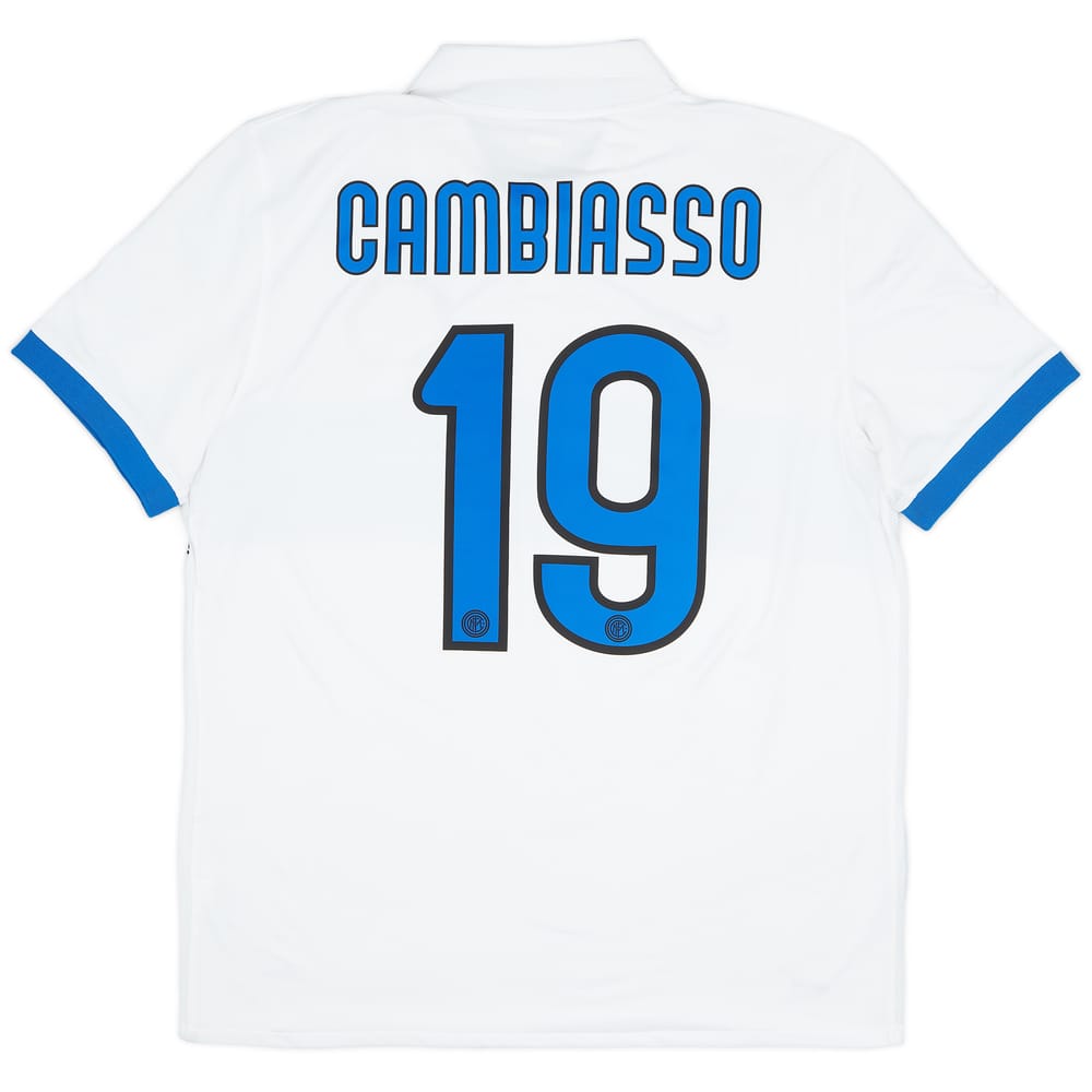 2009-10 Inter Milan Away Shirt Cambiasso #19 - 8/10 - (XL)