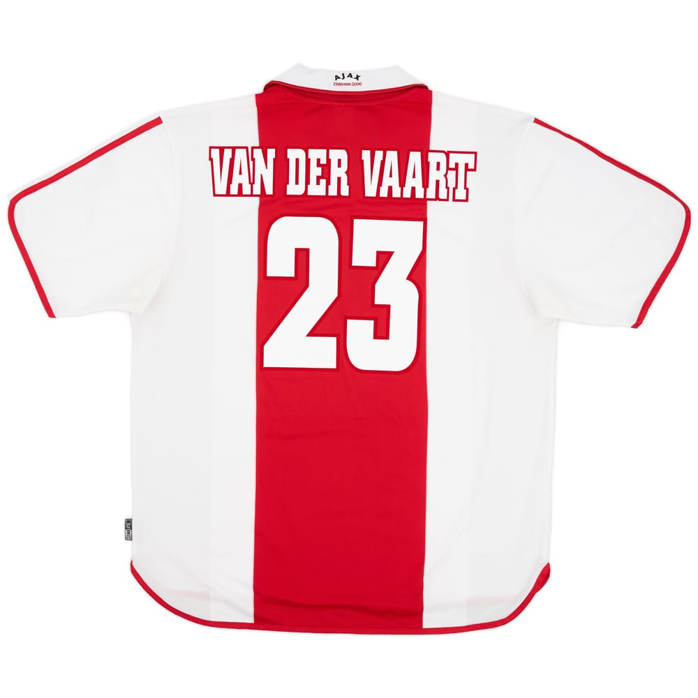 2000-01 Ajax Centenary Home Shirt Van Der Vaart #23 - 8/10 - (XXL)
