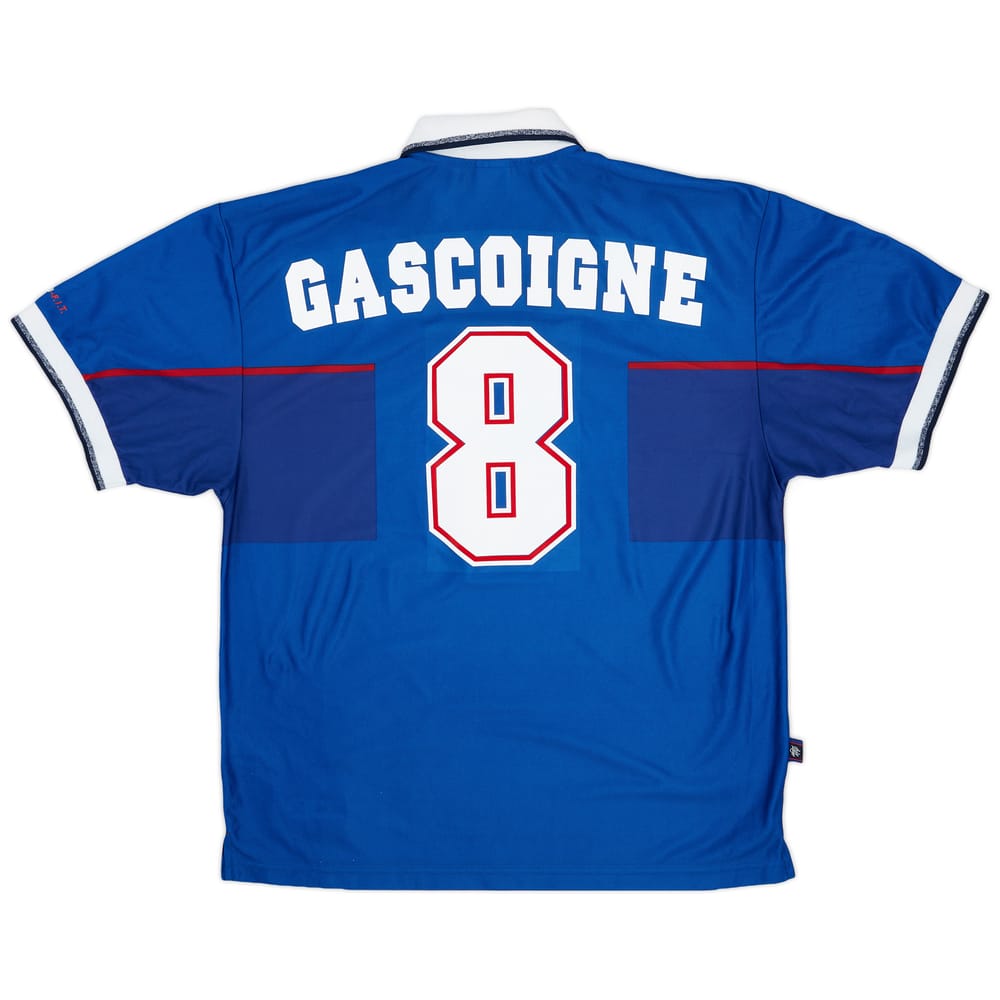 1997-99 Rangers Home Shirt Gascoigne #8 - 9/10 - (XL)