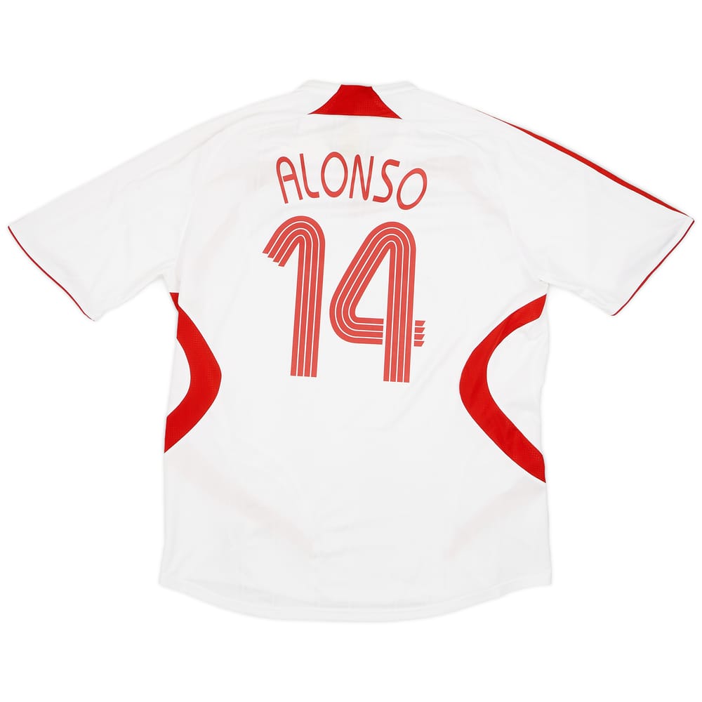 2007-08 Liverpool Away Shirt Alonso #14 - 7/10 - (XXL)