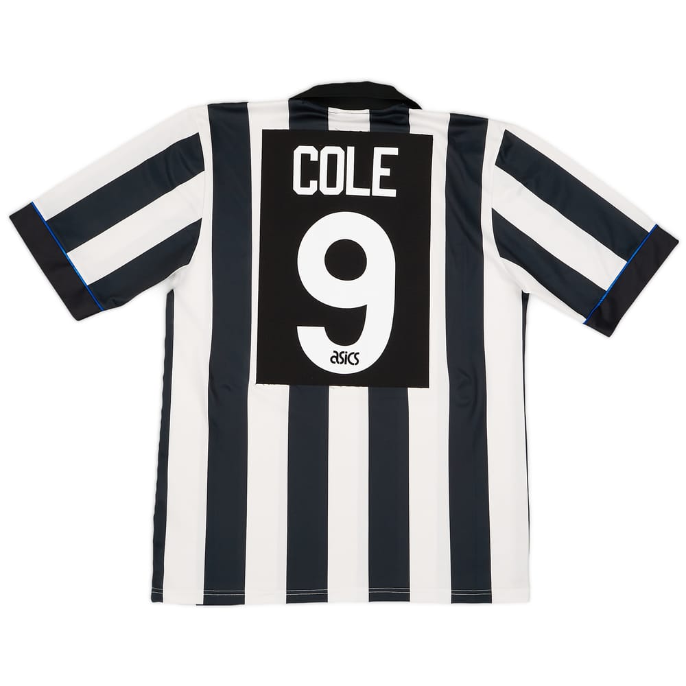 1993-95 Newcastle Home Shirt Cole #9 - 8/10 - (L)