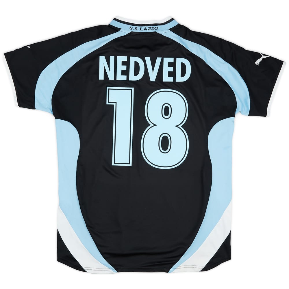 2000-01 Lazio Away Shirt Nedved #18 - 9/10 - (XL)