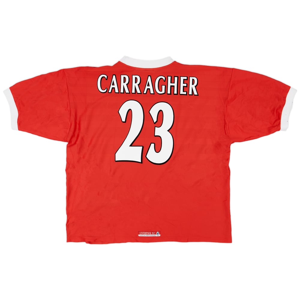 1998-00 Liverpool Home Shirt Carragher #23 - 6/10 - (XXL)