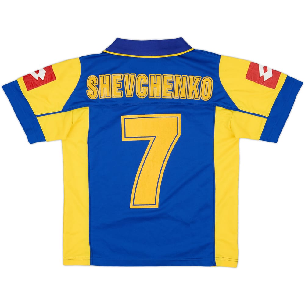 2004-05 Ukraine Away Shirt Shevchenko #7 - 8/10 - (M.Boys)