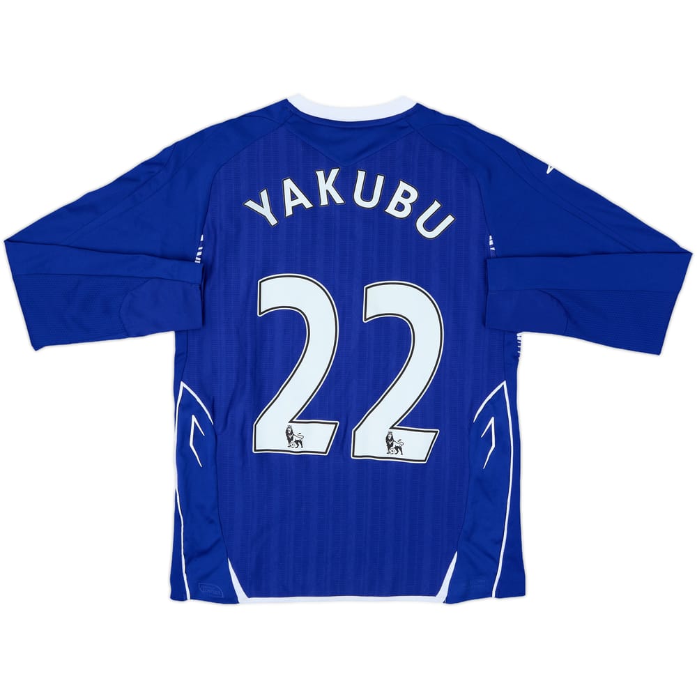 2007-08 Everton Home L/S Shirt Yakubu #22 - 8/10 - (L.Boys)