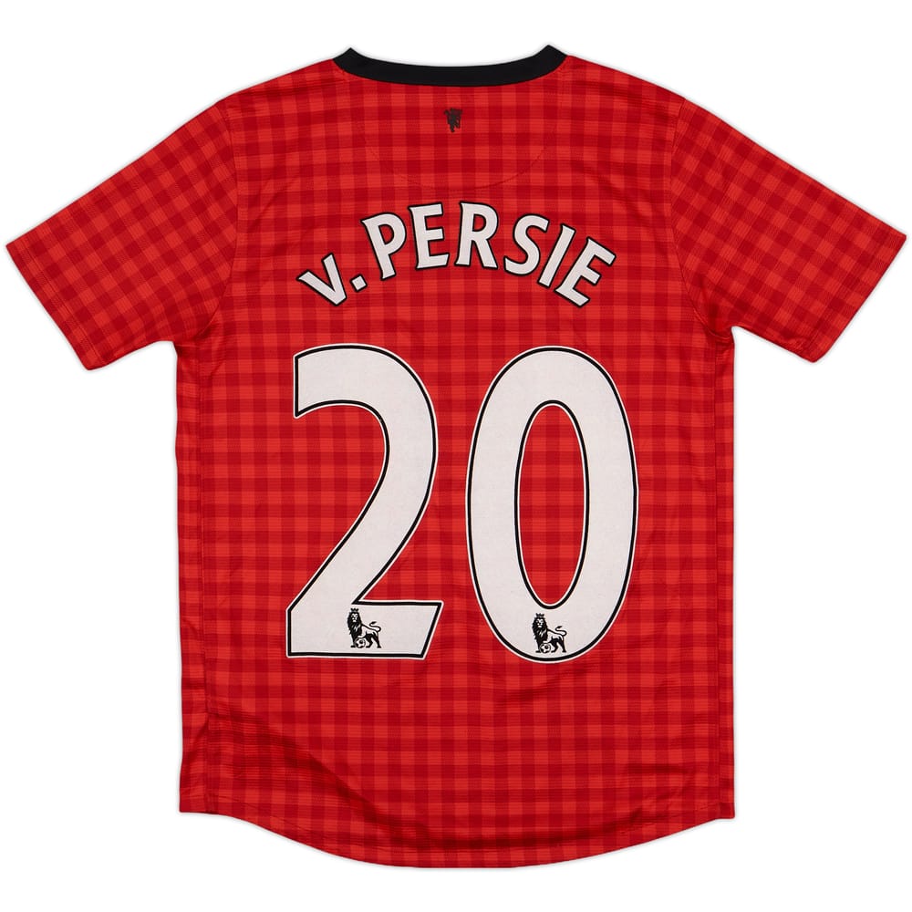 2012-13 Manchester United Home Shirt v.Persie #20 - 8/10 - (L.Boys)