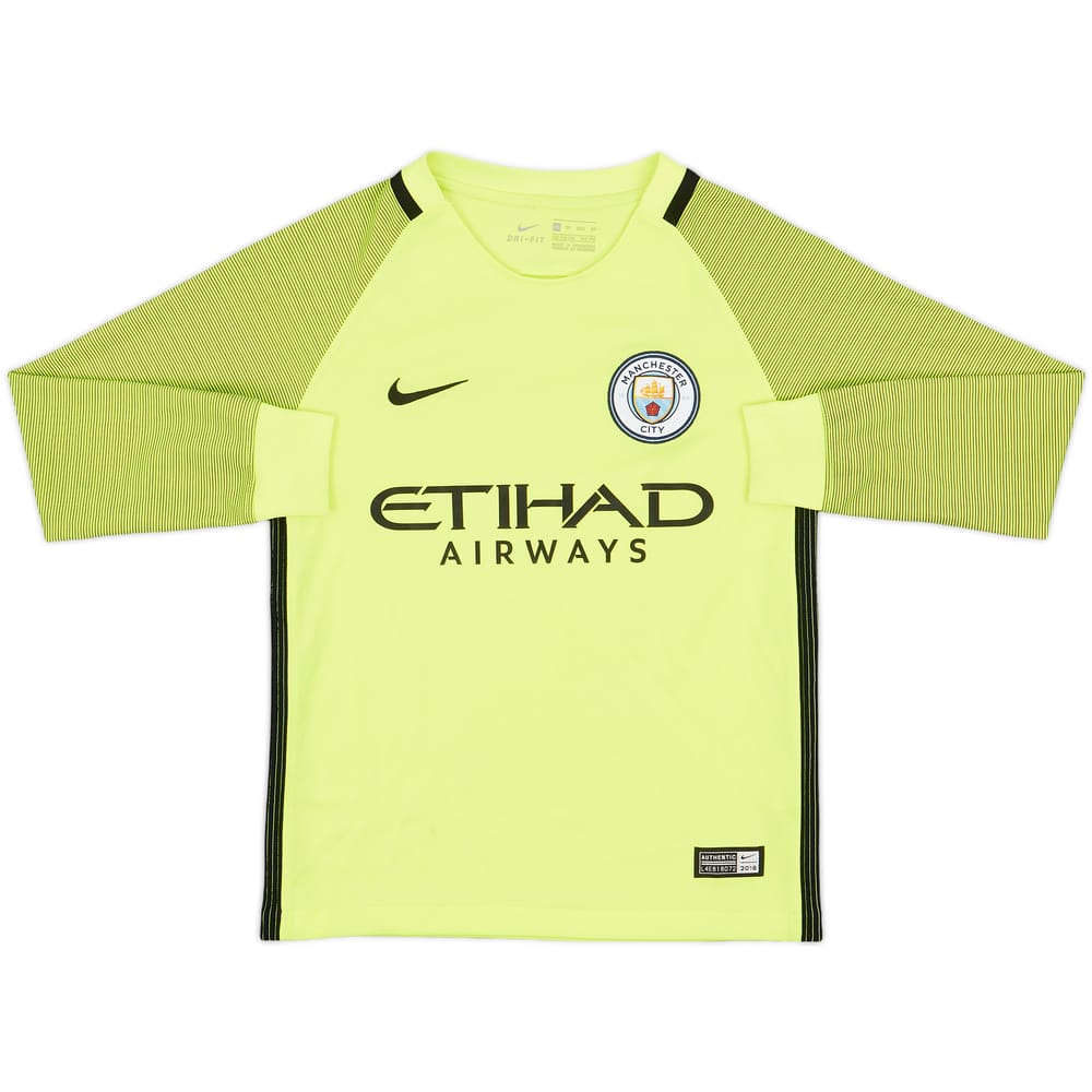 2016-17 Manchester City GK Shirt - 8/10 - (6-8 Years)