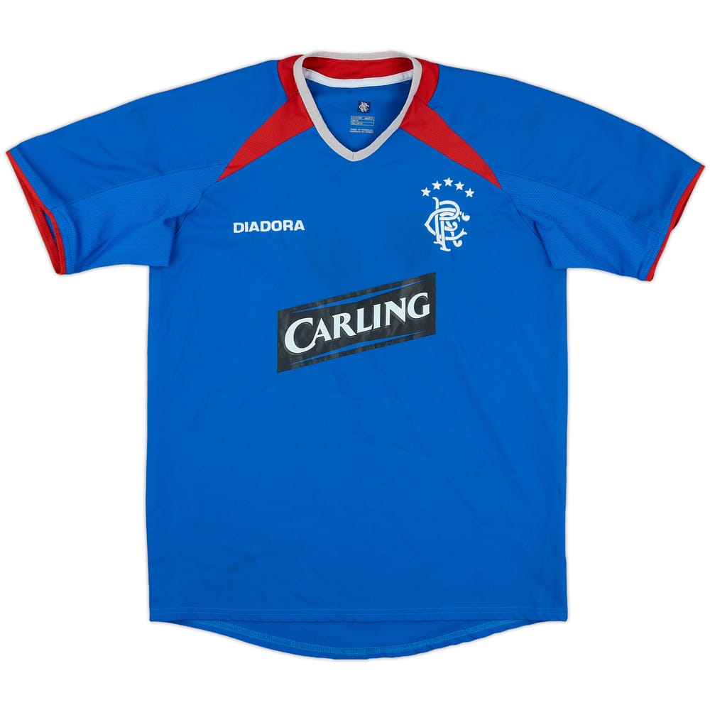 2003-05 Rangers Home Shirt - 7/10 - (M.Boys)