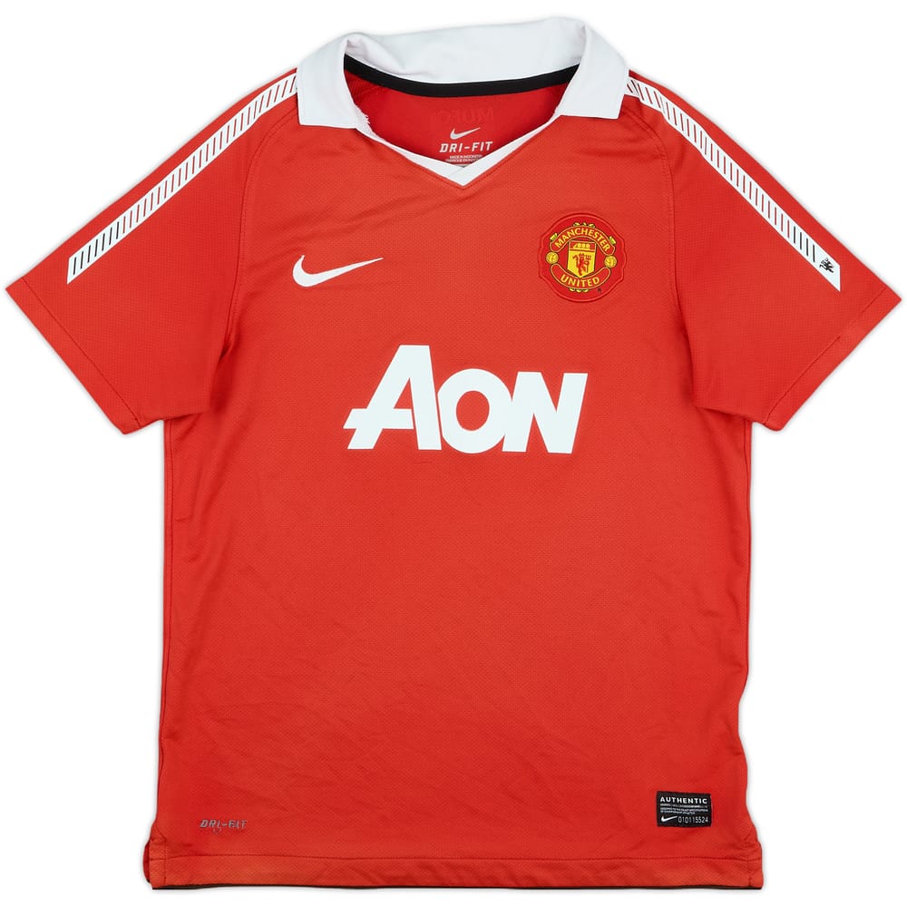 2010-11 Manchester United Home Shirt - 5/10 - (M.Boys)