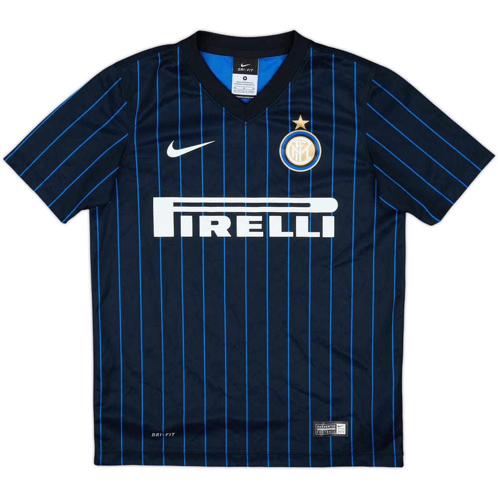 2014-15 Inter Milan Basic Home Shirt - 7/10 - (M.Boys)