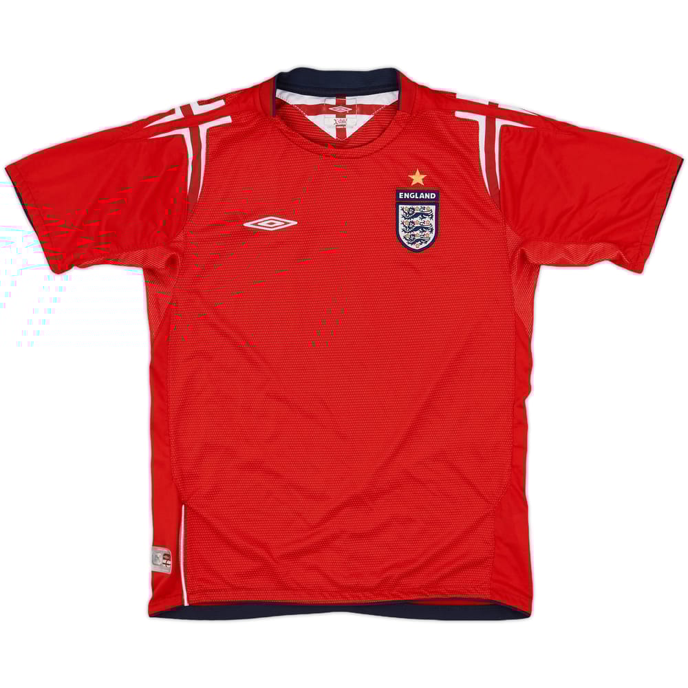 2006-08 England Away Shirt Blondie - 8/10 - (L.Boys)