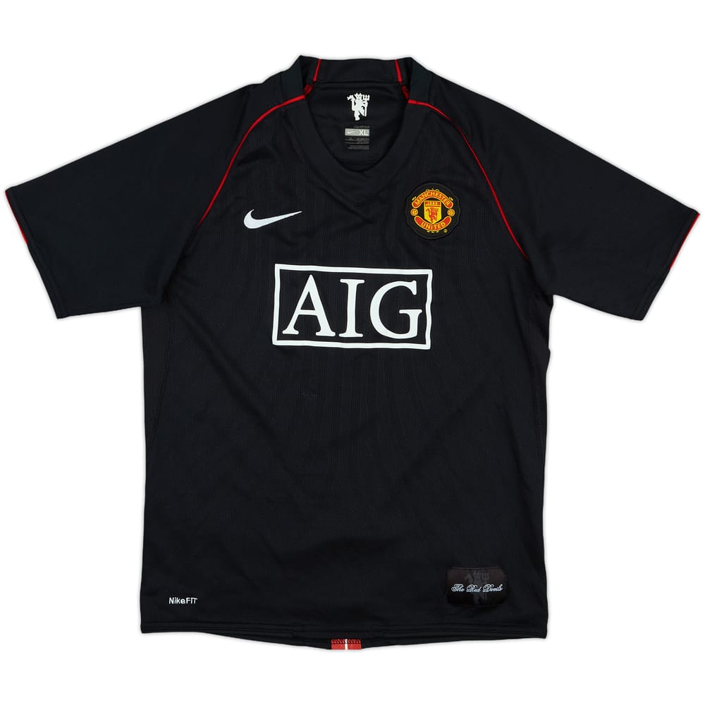 2007-08 Manchester United Away Shirt - 7/10 - (XL.Boys)